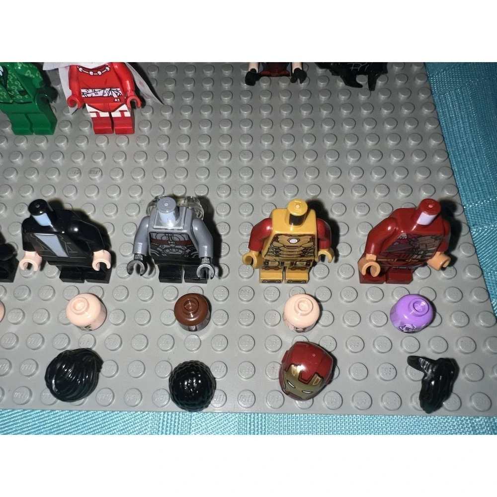 100% Authentic Lego Marvel DC Superhero Villains Minifigure Parts As-is See Pics
